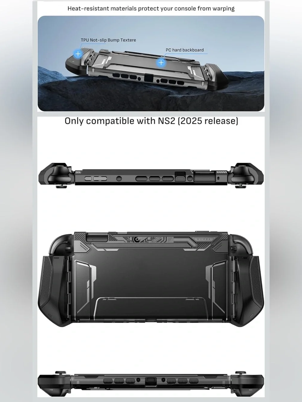 Dockable Case for Nintendo Switch 2 BLACK